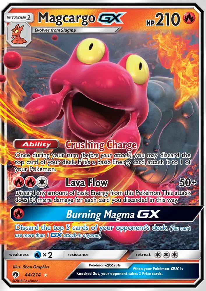 Image of Magcargo-GX Lost Thunder (LOT) #44