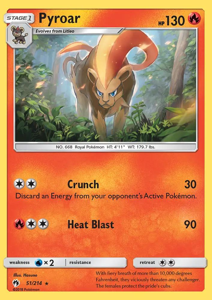 Image of Pyroar Lost Thunder (LOT) #51