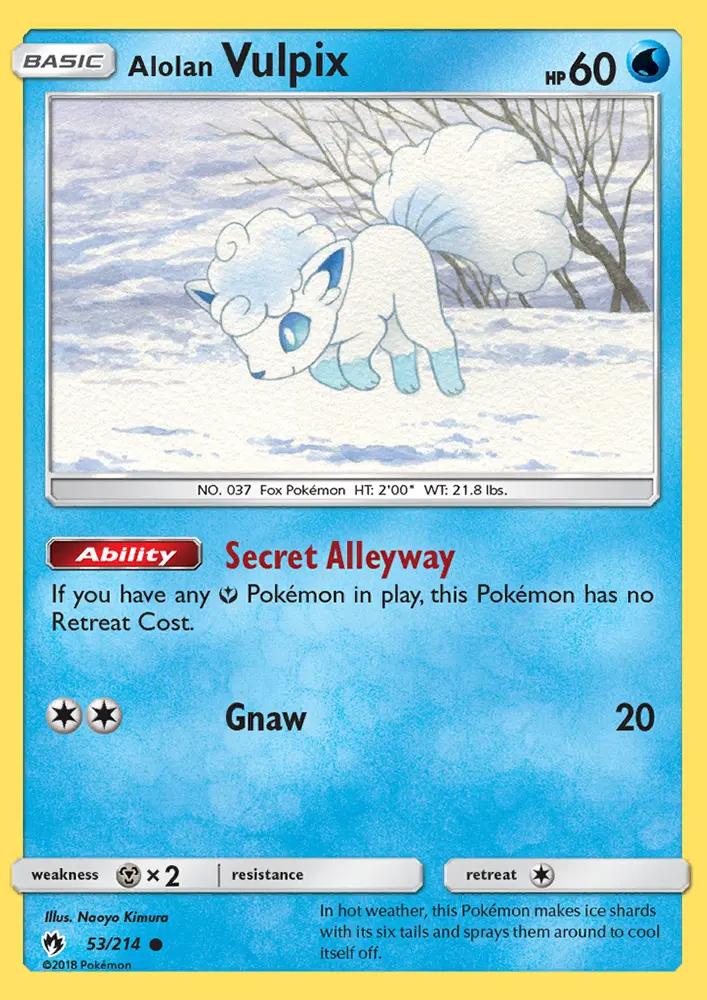 Image of Alolan Vulpix Lost Thunder (LOT) #53