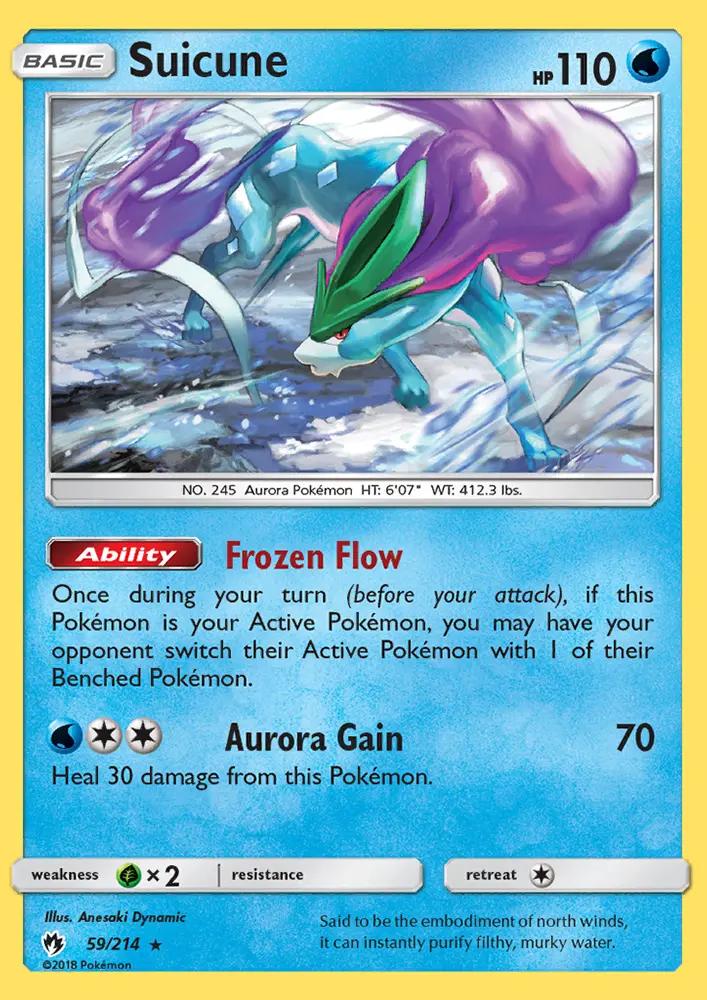 Image of Suicune Lost Thunder (LOT) #59
