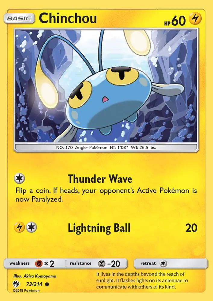 Image of Chinchou Lost Thunder (LOT) #73