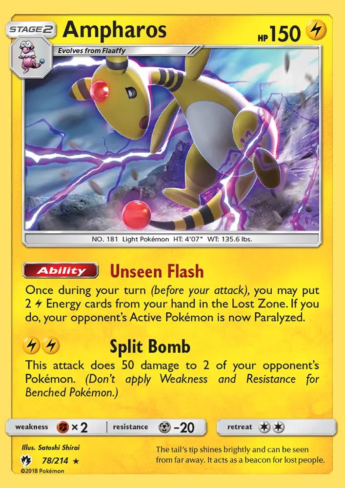 Image of Ampharos Lost Thunder (LOT) #78