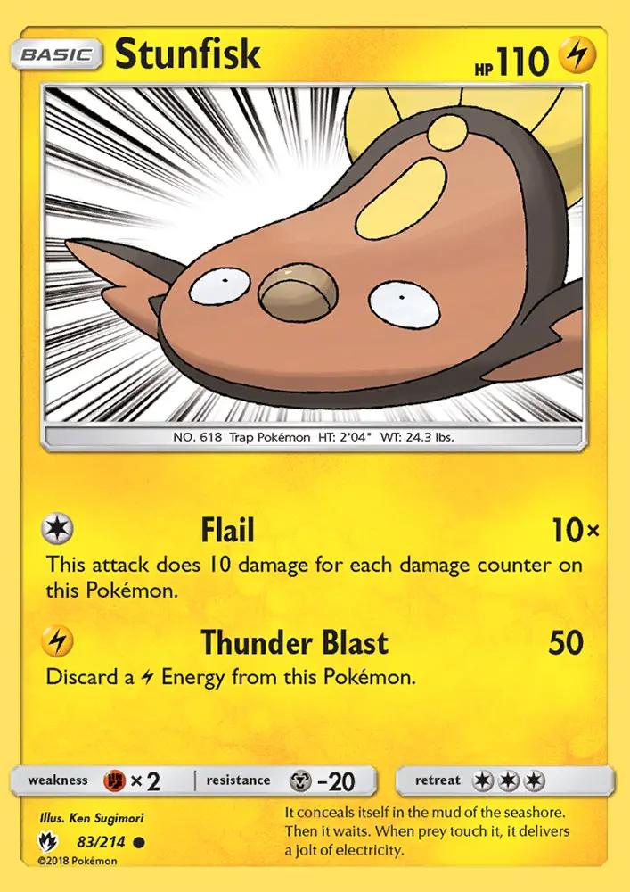 Image of Stunfisk Lost Thunder (LOT) #83