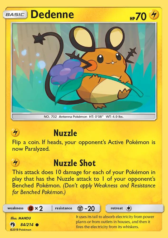 Image of Dedenne Lost Thunder (LOT) #84