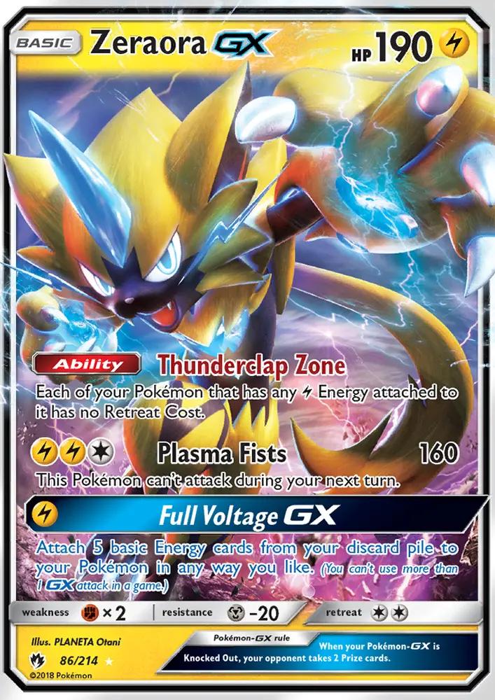 Image of Zeraora-GX Lost Thunder (LOT) #86