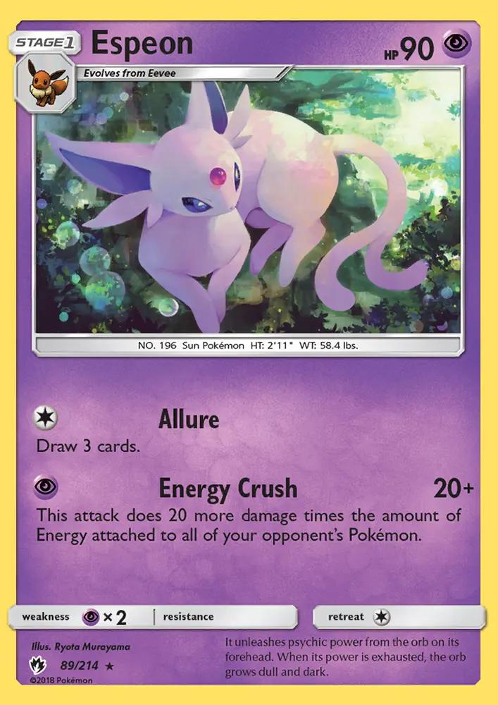 Image of Espeon Lost Thunder (LOT) #89