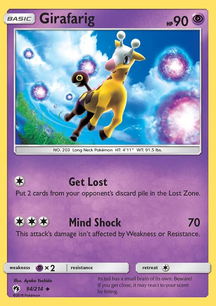 Image of Girafarig Lost Thunder (LOT) #94