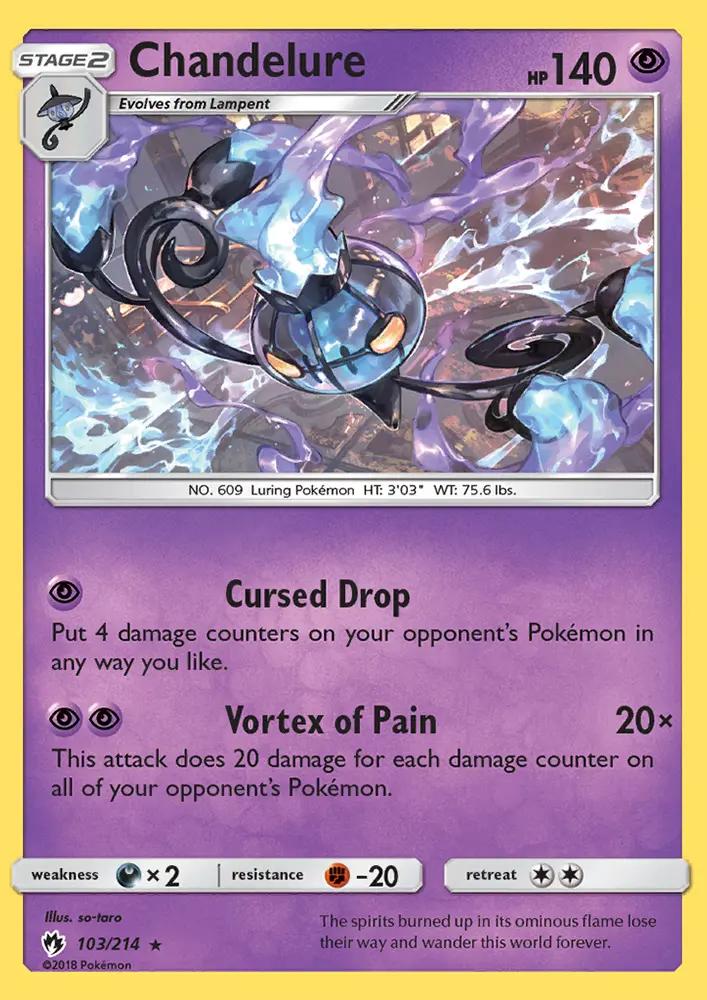 Image of Chandelure Lost Thunder (LOT) #103