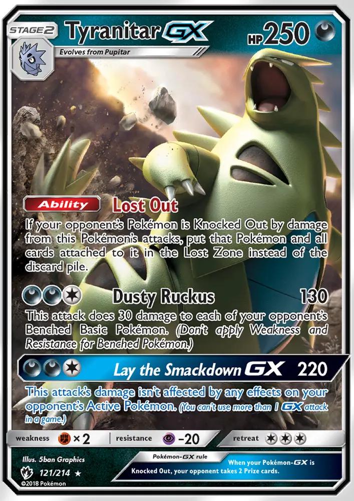 Image of Tyranitar-GX Lost Thunder (LOT) #121