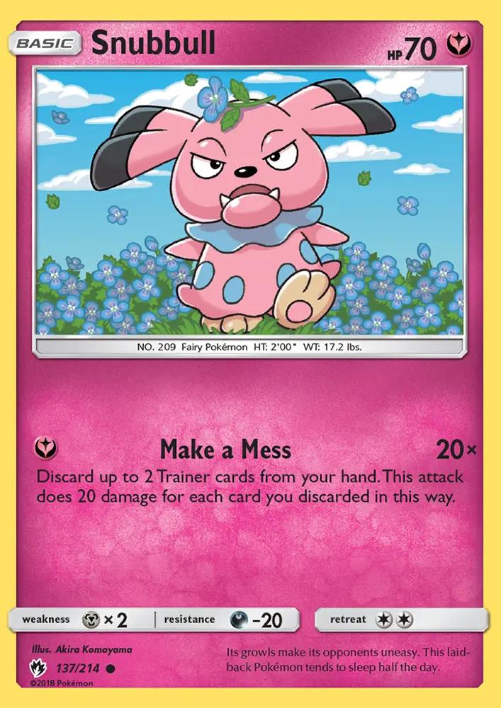 Image of Snubbull Lost Thunder (LOT) #137