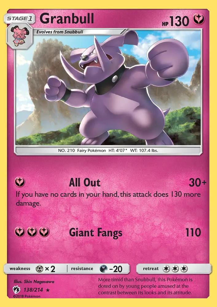 Image of Granbull Lost Thunder (LOT) #138