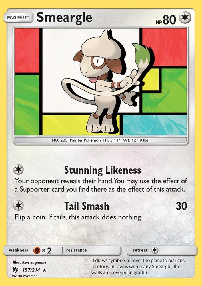 Image of Smeargle Lost Thunder (LOT) #157