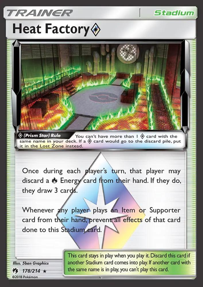 Image of Heat Factory Prism Star Lost Thunder (LOT) #178