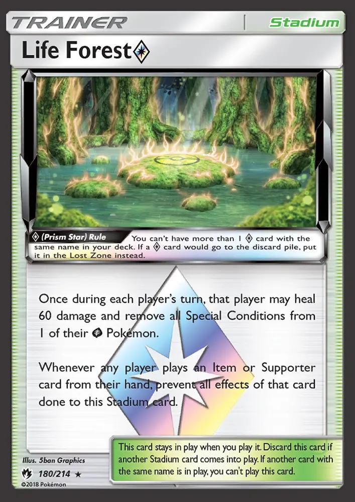 Image of Life Forest Prism Star Lost Thunder (LOT) #180