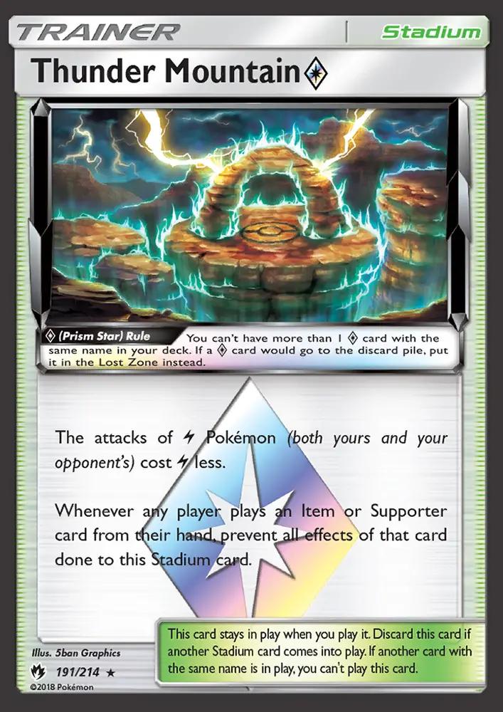 Image of Thunder Mountain Prism Star Lost Thunder (LOT) #191