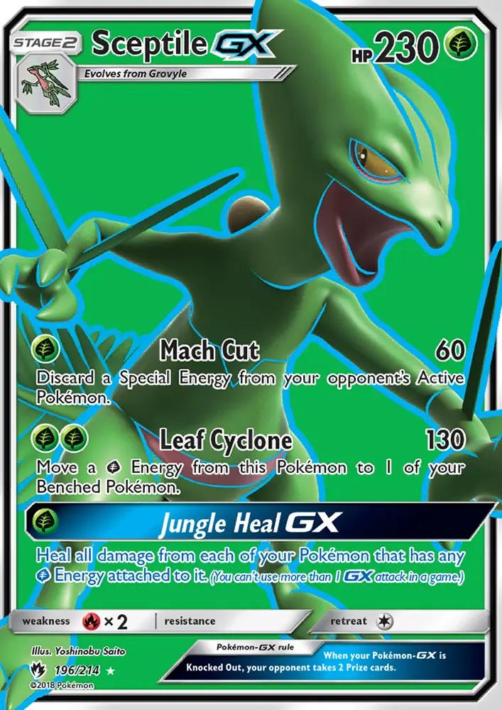Image of Sceptile-GX Lost Thunder (LOT) #196