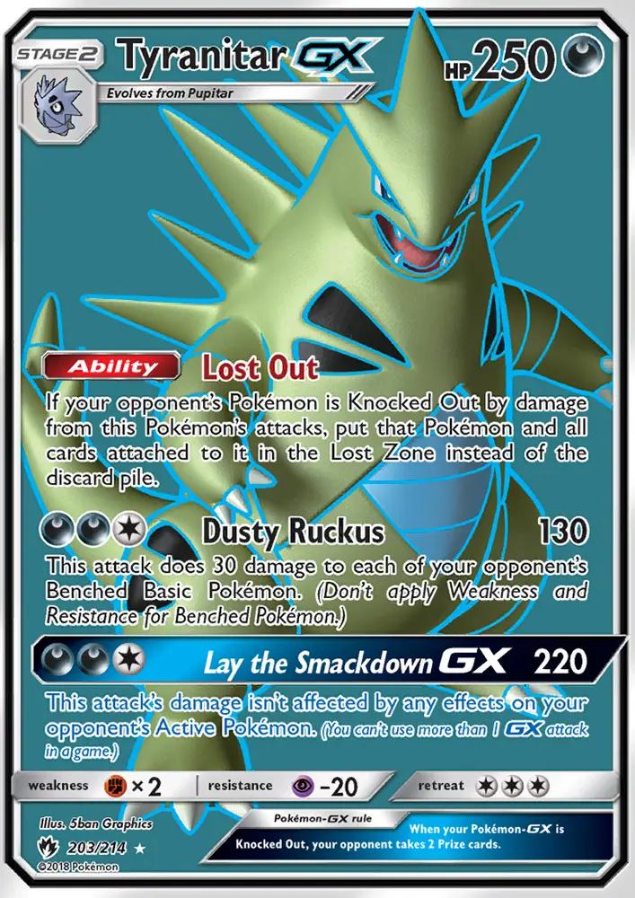 Image of Tyranitar-GX Lost Thunder (LOT) #203