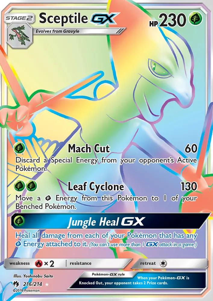 Image of Sceptile-GX Lost Thunder (LOT) #216