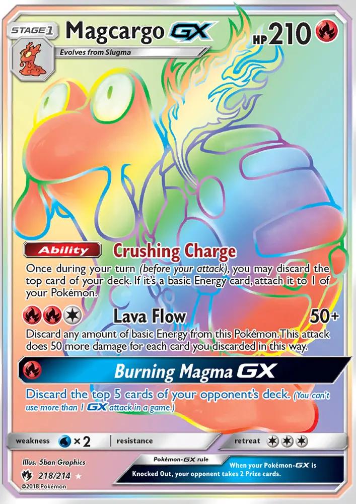 Image of Magcargo-GX Lost Thunder (LOT) #218