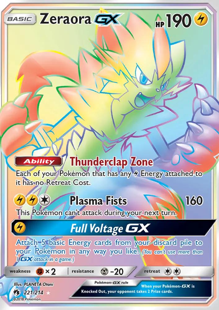 Image of Zeraora-GX Lost Thunder (LOT) #221