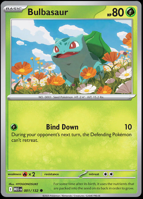 Image of Bulbasaur Mega Evoloution (MEG) #1