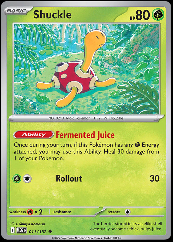 Image of Shuckle Mega Evoloution (MEG) #11
