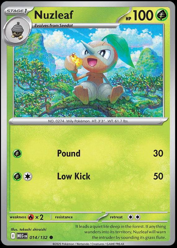 Image of Nuzleaf Mega Evoloution (MEG) #14