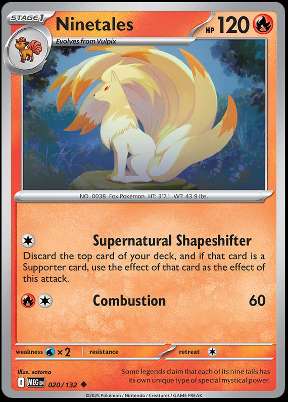 Image of Ninetales Mega Evoloution (MEG) #20