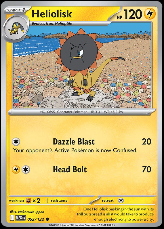 Image of Heliolisk Mega Evoloution (MEG) #53