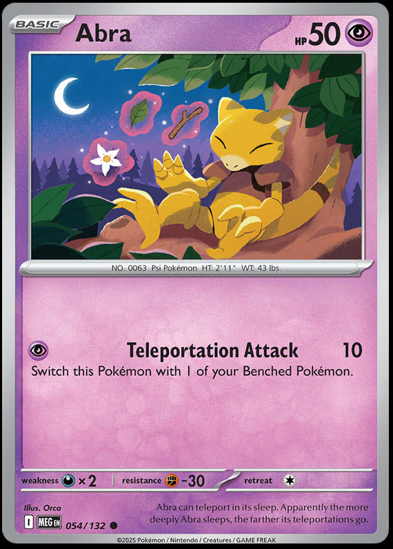 Image of Abra Mega Evoloution (MEG) #54