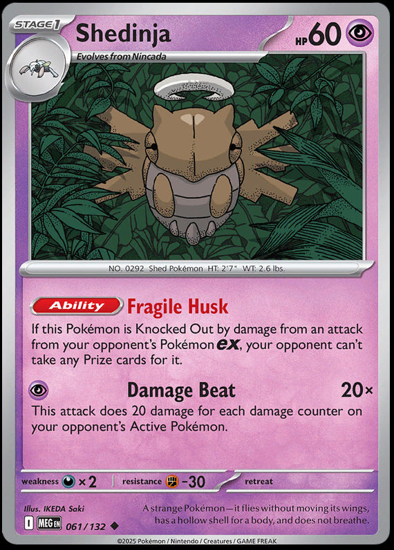Image of Shedinja Mega Evoloution (MEG) #61