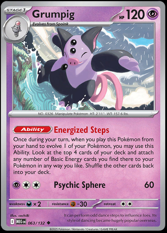 Image of Grumpig Mega Evoloution (MEG) #63