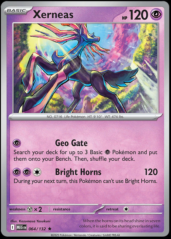 Image of Xerneas Mega Evoloution (MEG) #64