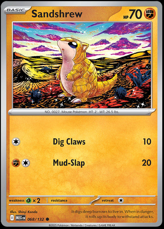Image of Sandshrew Mega Evoloution (MEG) #68