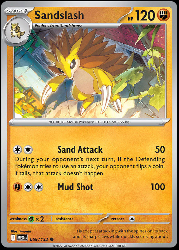 Image of Sandslash Mega Evoloution (MEG) #69