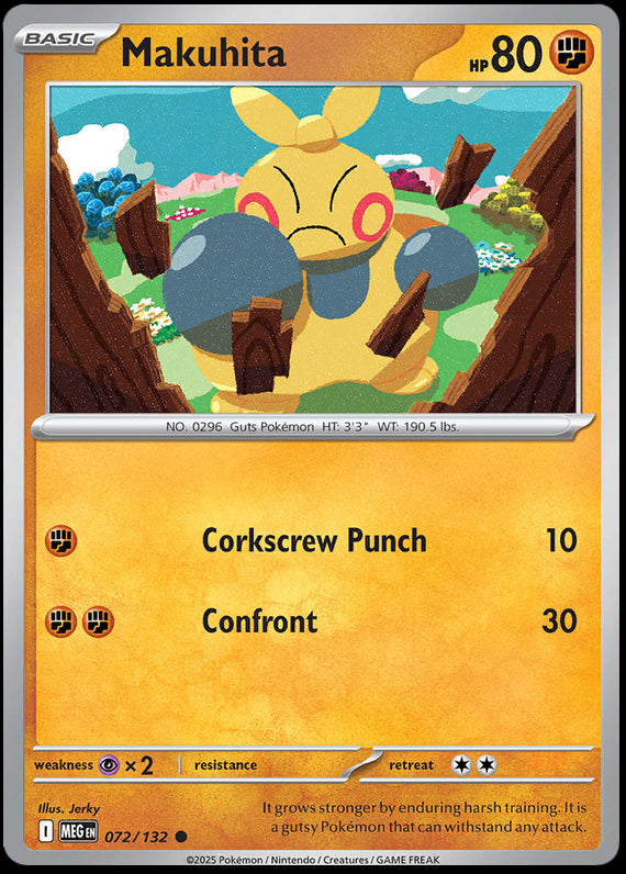 Image of Makuhita Mega Evoloution (MEG) #72