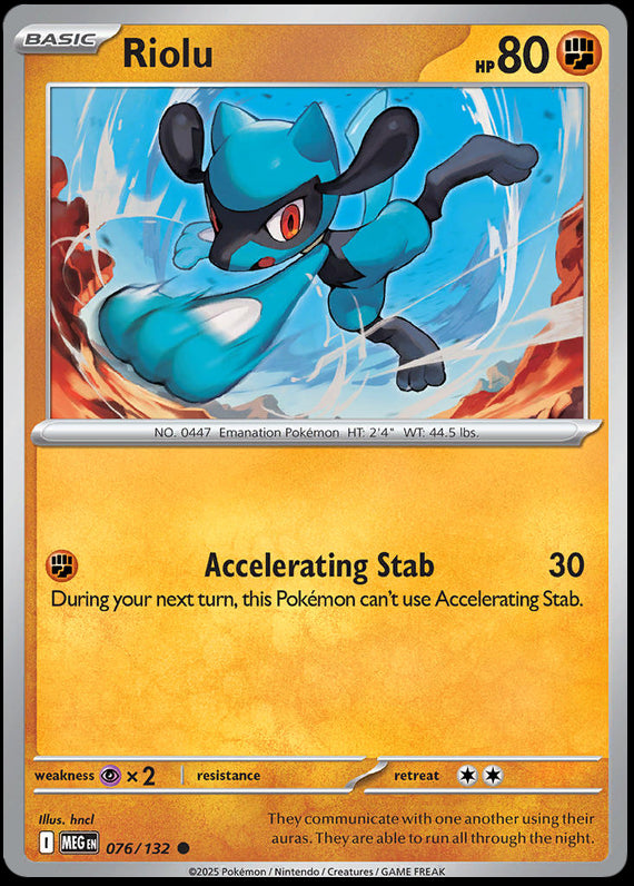 Image of Riolu Mega Evoloution (MEG) #76