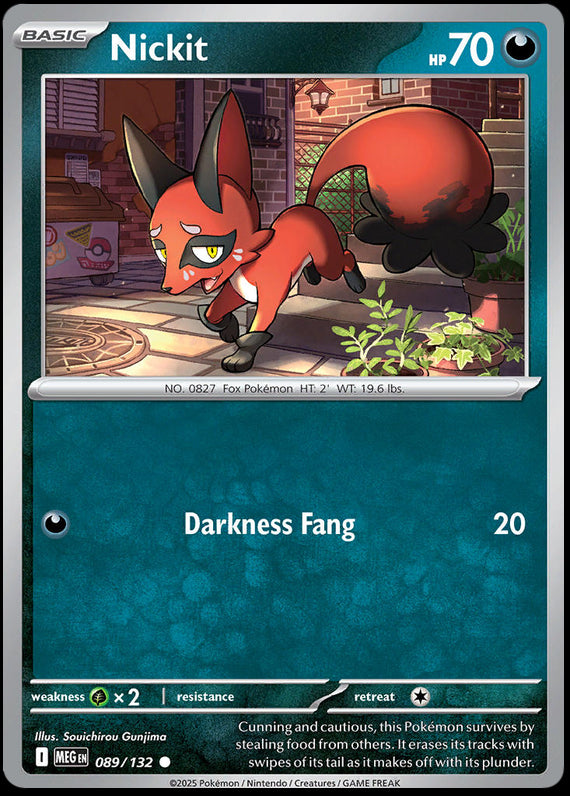 Image of Nickit Mega Evoloution (MEG) #89