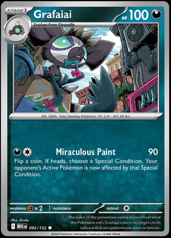 Image of Grafaiai Mega Evoloution (MEG) #92