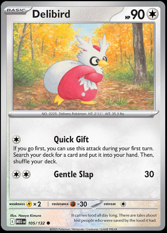 Image of Delibird Mega Evoloution (MEG) #105