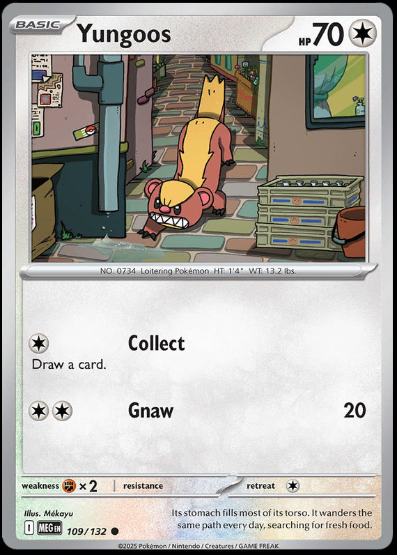 Image of Yungoos Mega Evoloution (MEG) #109