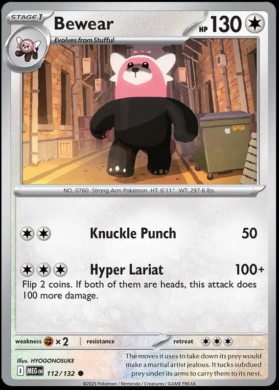 Image of Bewear Mega Evoloution (MEG) #112