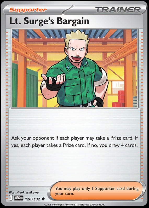 Image of Lt. Surges Bargain Mega Evoloution (MEG) #120