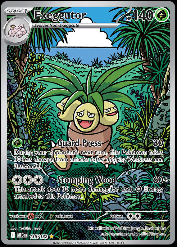 Image of Exeggutor Mega Evoloution (MEG) #135