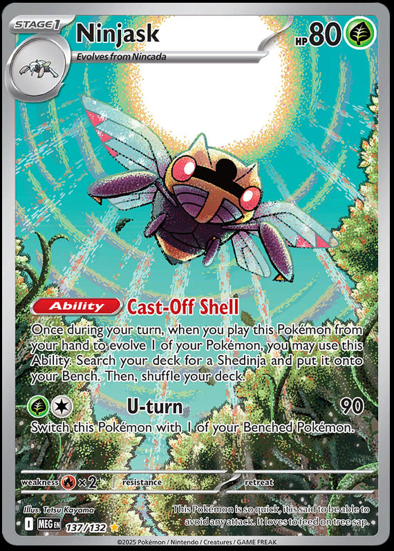 Image of Ninjask Mega Evoloution (MEG) #137