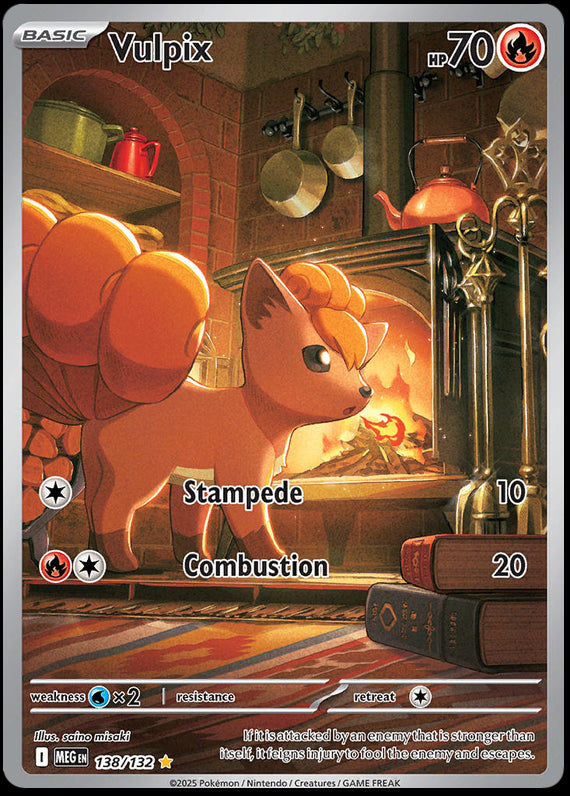 Image of Vulpix Mega Evoloution (MEG) #138