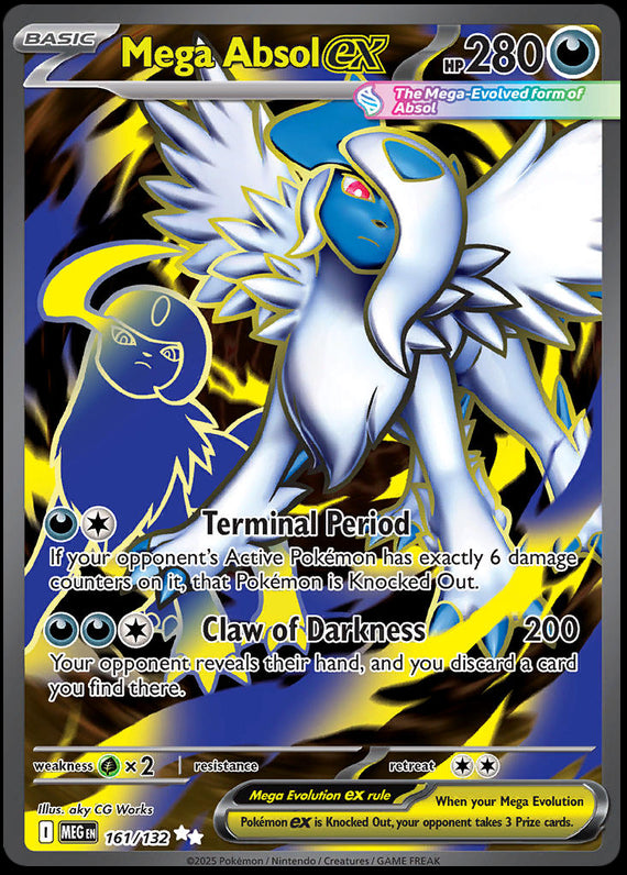 Image of Mega Absol ex Mega Evoloution (MEG) #161