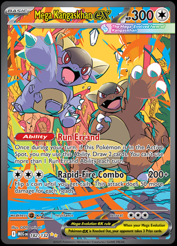 Image of Mega Khangaskhan ex Mega Evoloution (MEG) #182