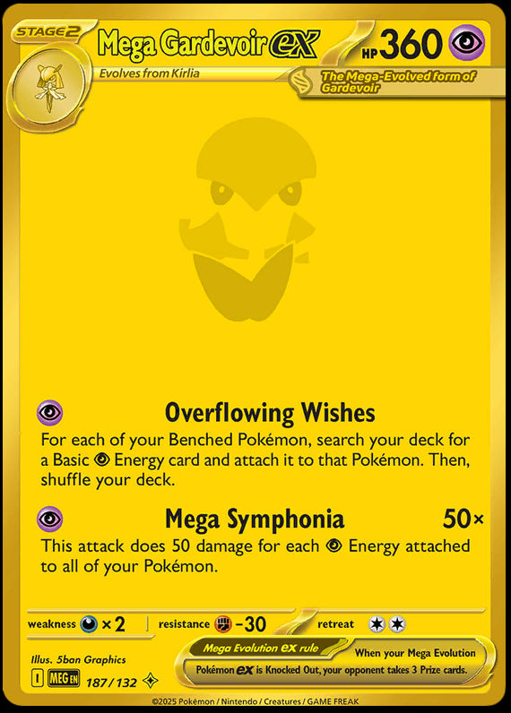 Image of Mega Gardevoir ex Mega Evoloution (MEG) #187