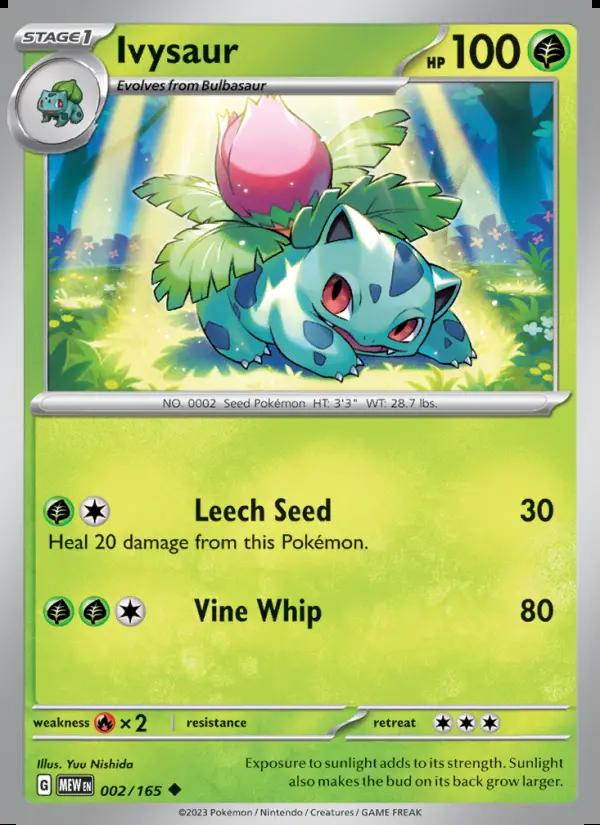 Image of Ivysaur 151 (MEW) #002